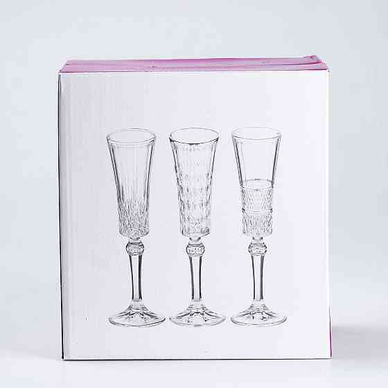 TS Kitchen Келихи для шампанського на високій ніжці 6 штук по 145 мл HP51B Коломия