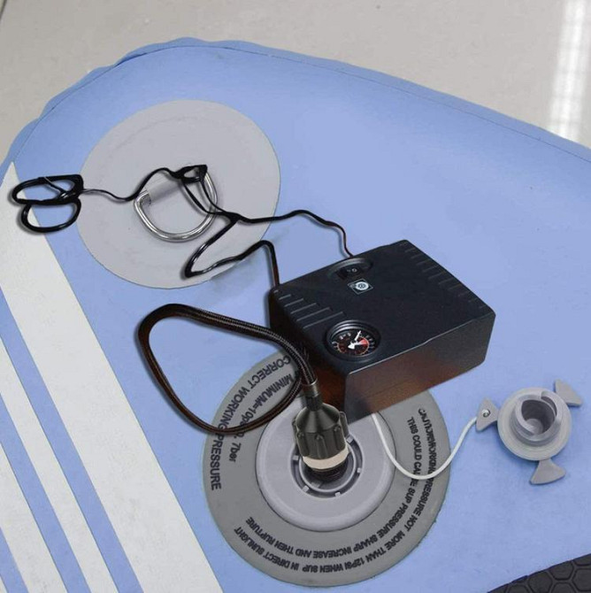 Адаптер для підключення автокомпресора до надувної лодки Київ - фото 3