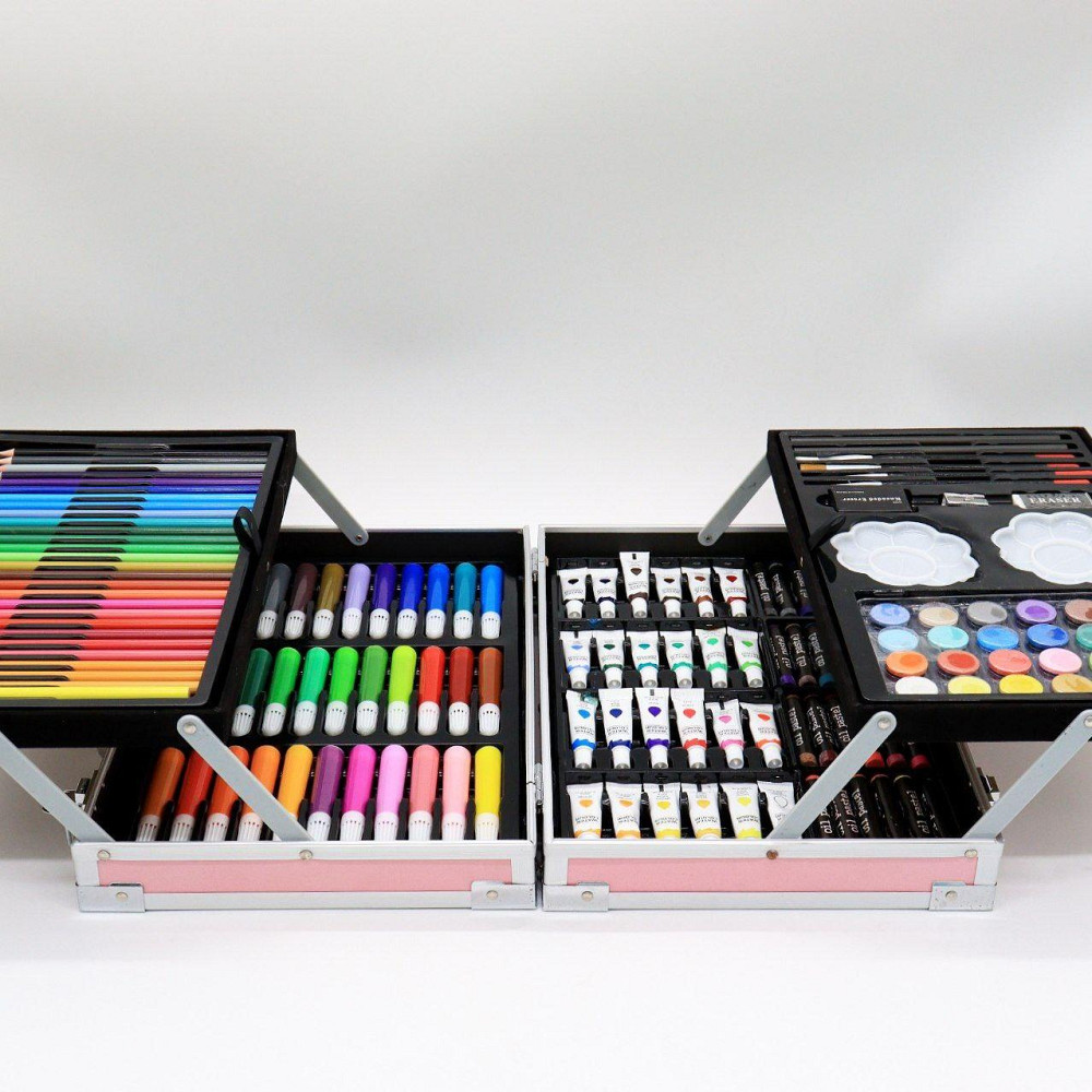 Детский художественный набор 145шт + Подарок Беспроводные наушники с ушками VZV-23M  / Набор для рисования Киев - изображение 8