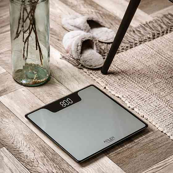 Ваги напольні Adler AD 8174 silver електронні/ 180кг/ 2хААА/ автовимкнення Винница