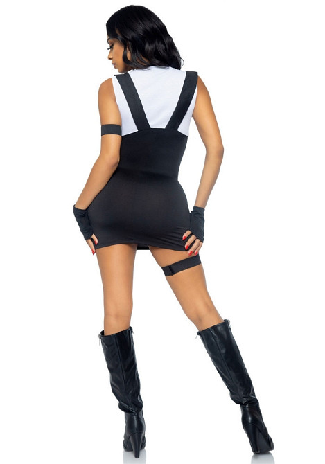 Костюм полицейской XS/S Leg Avenue Sultry SWAT, 4 предмета, черный Sex Aura Киев - изображение 2