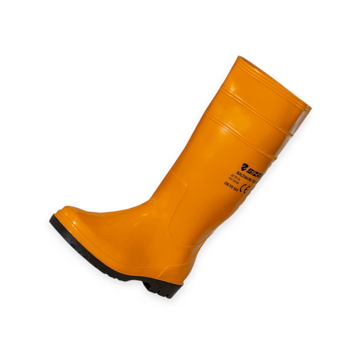 Чоботи Baltimore-Light захисні, нар. 38 ПВХ, маслобензостійкі, кислотно-лугостійкі, жовті Мукачево - фото 5