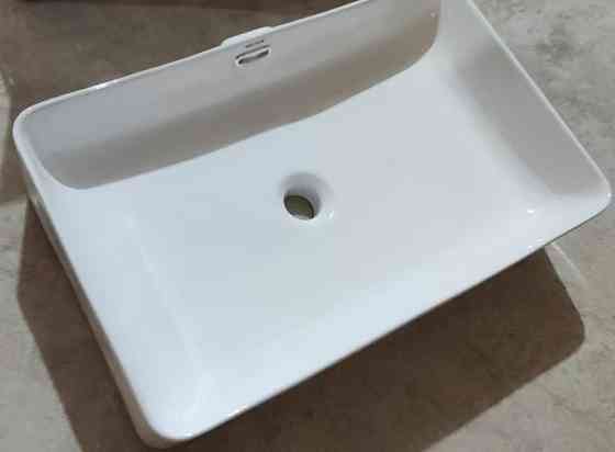 Раковина накладна Mixxus Premium QUADRO-0209 600х370х140mm з переливом   ( MP6522 ) 20971 Харків