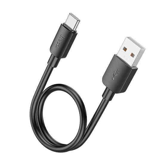 Кабель HOCO X96 Hyper 27W charging data cable Type-C (L=0.25M) Black Одеса