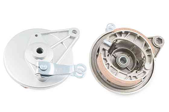 Кришка барабана гальмівного (зад) мопед Дельта (+колодки) Мукачево