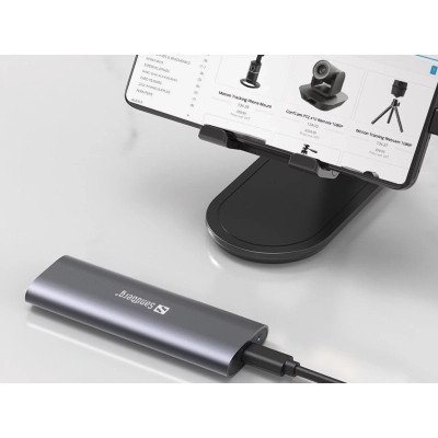 Кишеня зовнішня Sandberg SSD M.2, (NVMe) M-Key USB Type-C 3.2 (136-39) Вінниця - фото 6