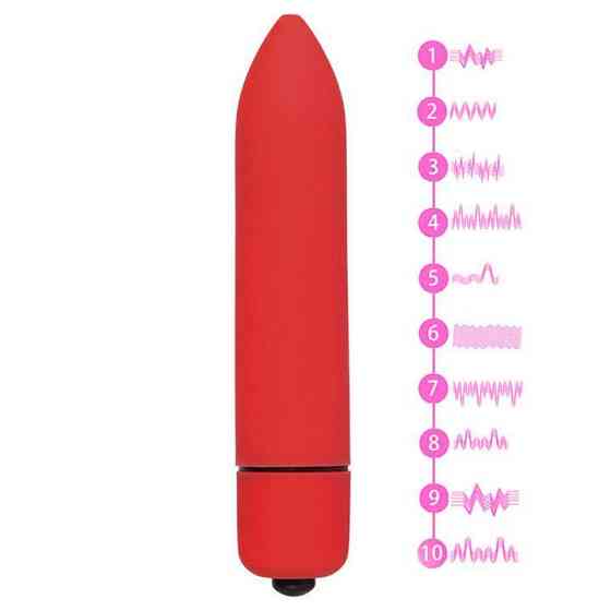 Десятишвидкісна водонепроникна віброкуля - Світло-рожевий - Вібратори Вінниця