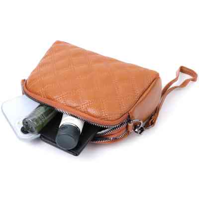 Сумка Vintage Женская из натуральной кожи Рыжая (22809) Винница