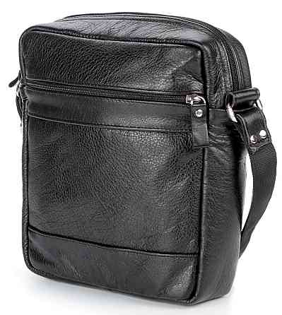 Кожаная мужская сумка SHVIGEL 00791 Черная Киев