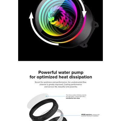 Система рідинного охолодження Gamemax IceBurg 360 Infinity WH Вінниця - фото 7