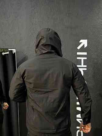 Тактична куртка чоловіча чорна легка, дихаюча, зручна для активного відпочинку, служби Львів