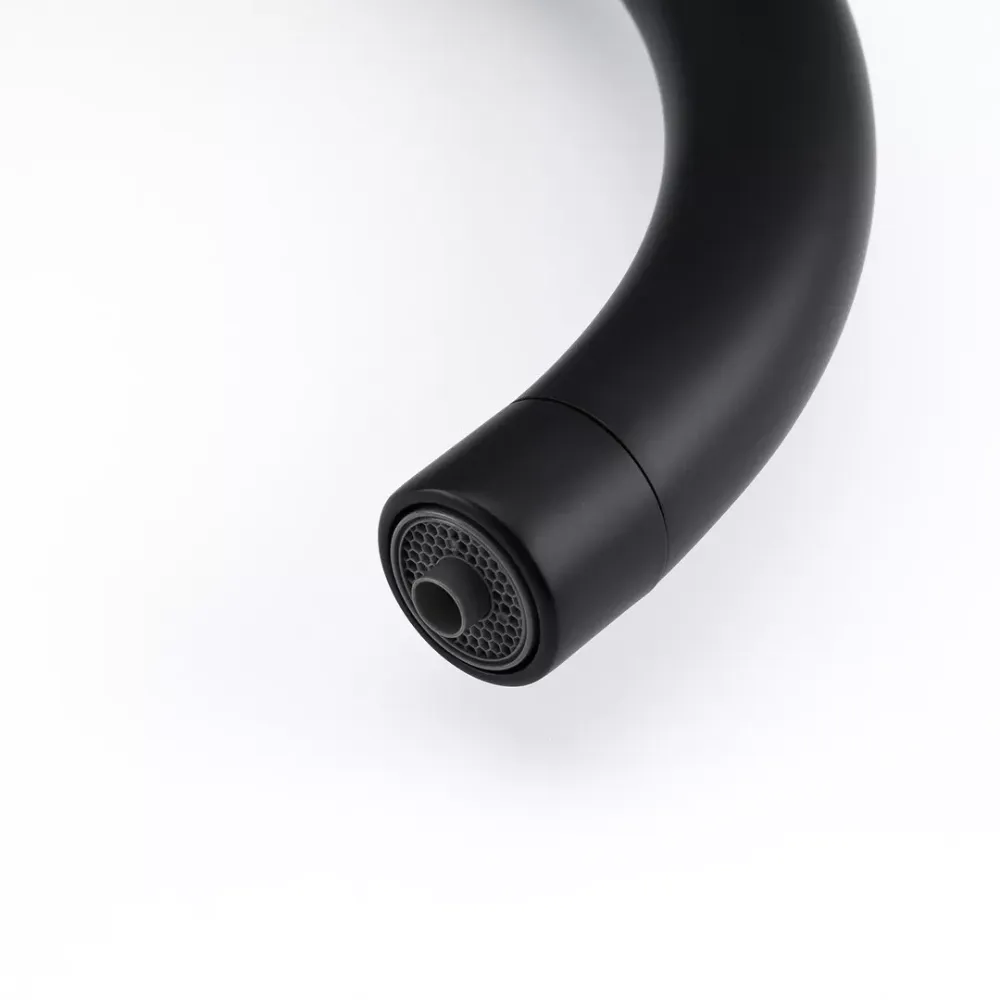 Смеситель для кухни с подключением к фильтру GAPPO G4303-6, черный/хром Киев - изображение 4