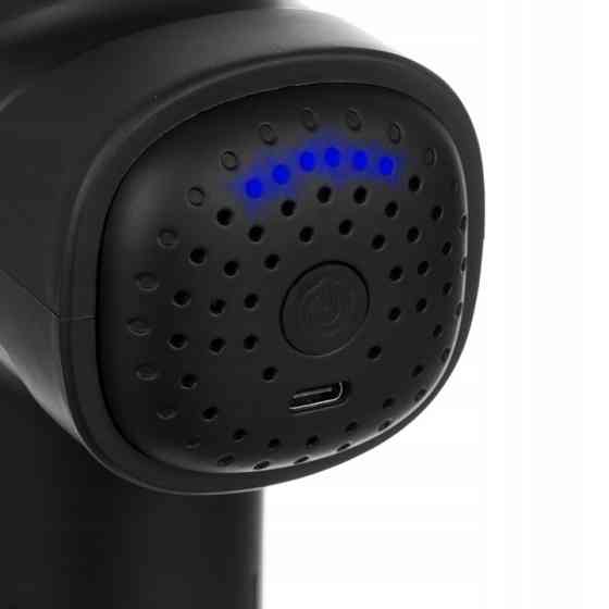 Масажний пістолет перкусійний з 8 насадками + кейс Malatec (23642) Нововолинськ