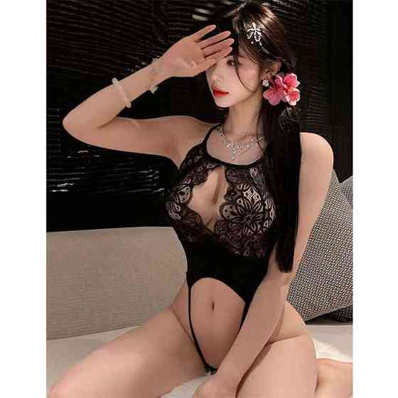 Еротичне боді з відкритим доступом S/M — Чорний — Еротична білизна Вінниця