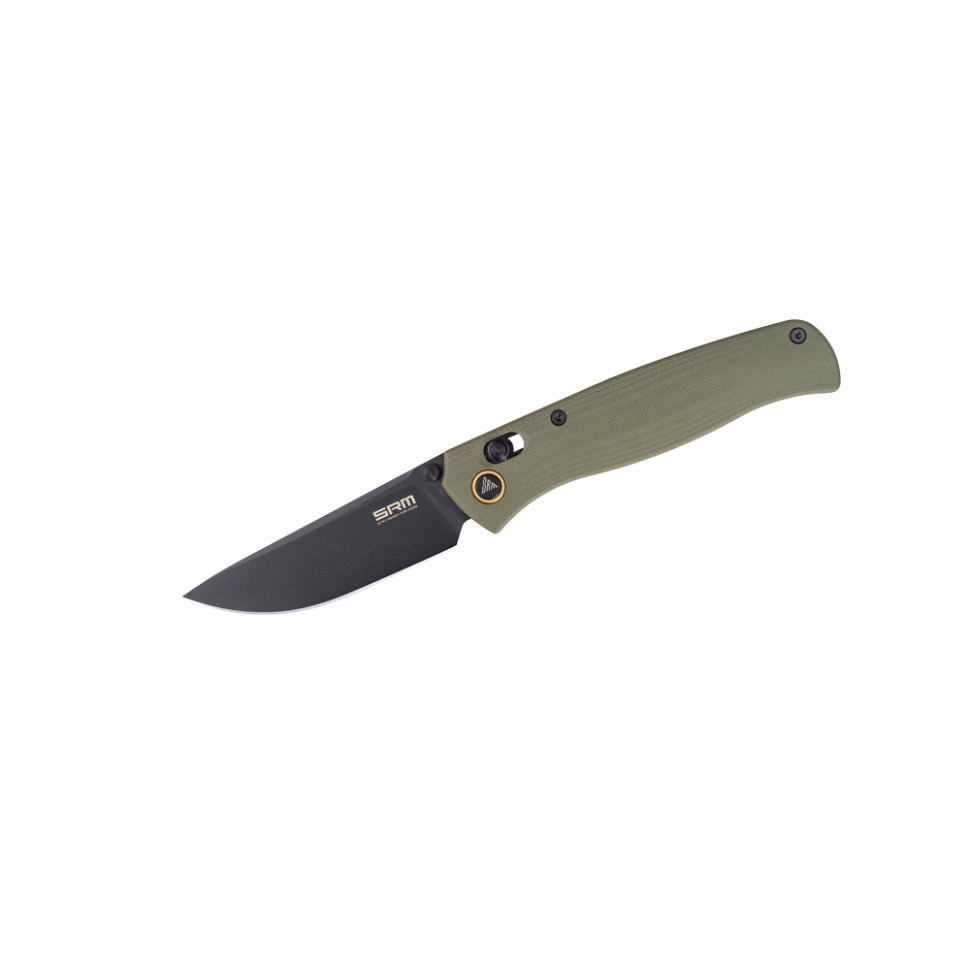 Нож складной SRM Medal 255L-GP2, зеленый Ровно - изображение 2
