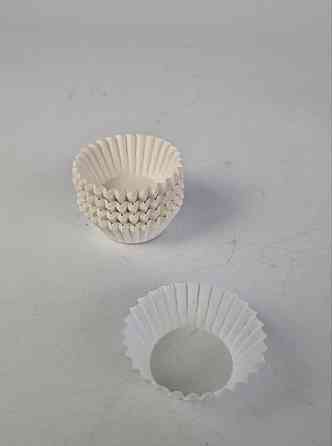 Тартолітка для кексів 4А кругла біла D35 H20 (100 шт.) (1 уп.) Харків