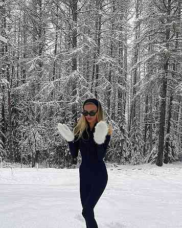 Женский базовый утепленный комбинезон в рубчик с начесом Одесса