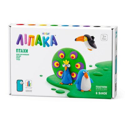 Набор для творчества Lipaka Птахи Пінгвін, павич, тукан (60026-UA01) Винница - изображение 1