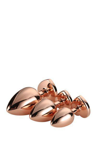 Набор анальных пробок GLEAMING LOVE ROSE GOLD PLUG SET Sex Aura Киев - изображение 5