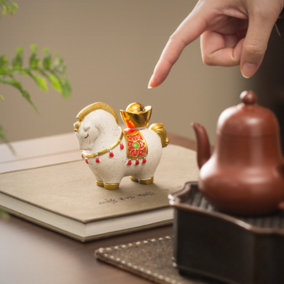 Фигурка Лошадка Немедленного процветания 8.5 х 6.7 см Полистоун Символ 2026 г. Одесса