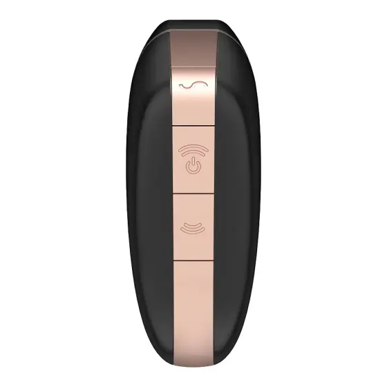 Вакуумний кліторальний стимулятор Satisfyer Love Triangle Black з керуванням через інтернет Львів