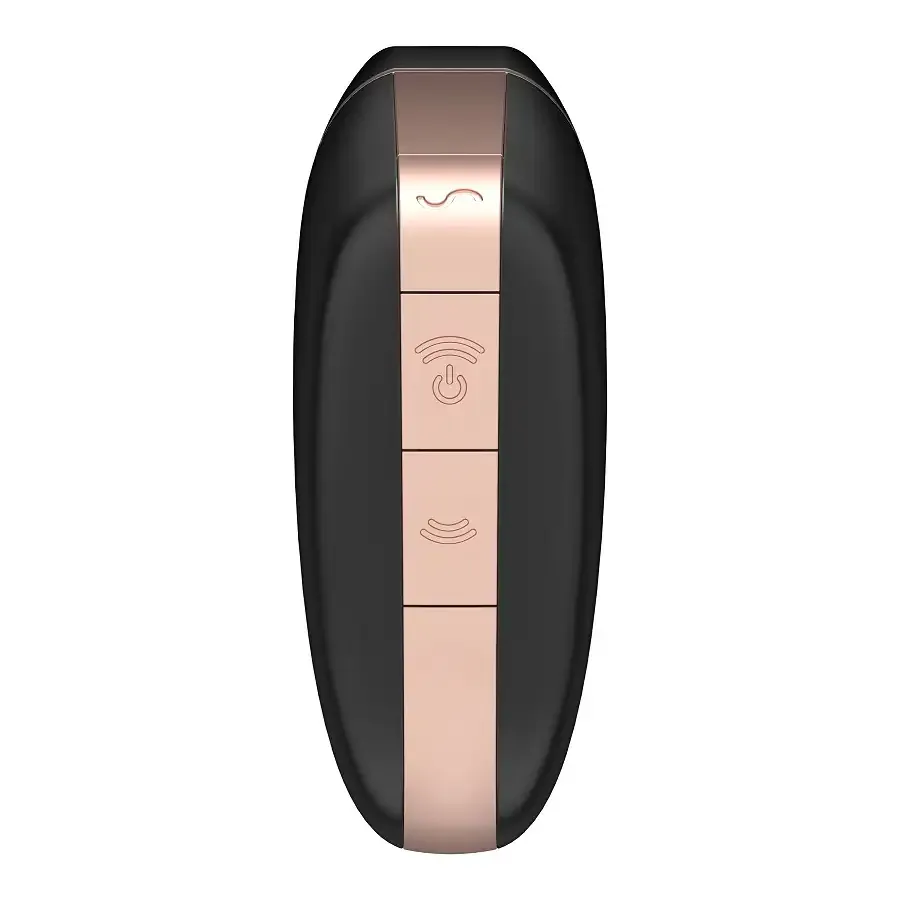 Вакуумний кліторальний стимулятор Satisfyer Love Triangle Black з керуванням через інтернет Львов - изображение 5