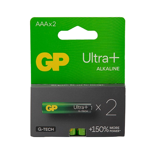 Батарейка лужна AAA/LR03 (бл-2шт) GP Ultra Plus Житомир - фото 1