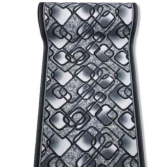 Ковровая дорожка лучшая цена, Чёрный ромб,  Ковёр на отрез 150, 200 Каменское