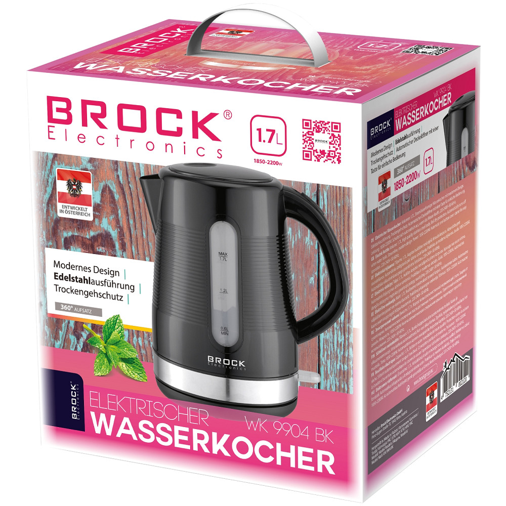 Електрочайник BROCK WK 9904 BK 1850Вт/ 1.7л/ чорний Вінниця - фото 2
