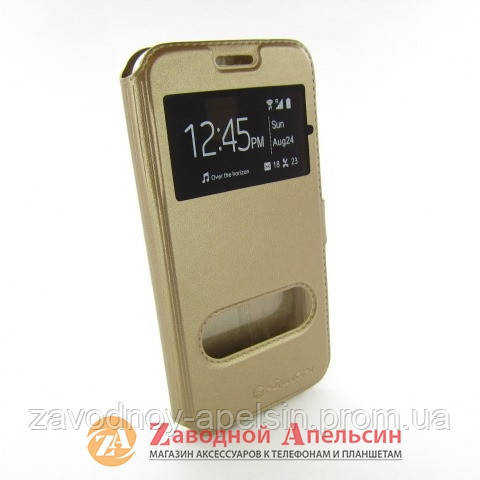 Чохол книжка Samsung J3 2017 J330 Nillkin Case gold Одеса - фото 1