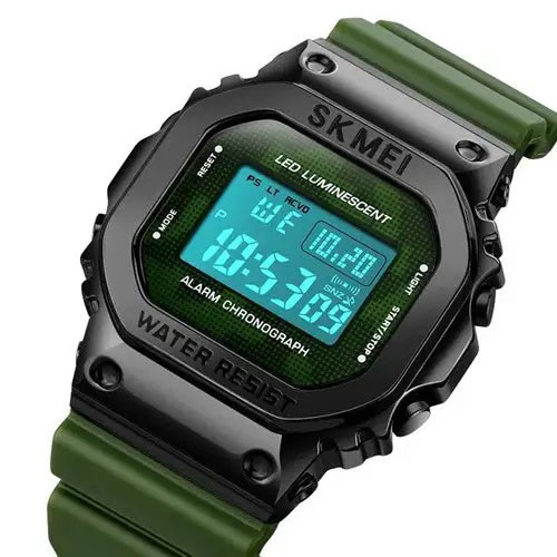 Брендові чоловічі годинники, Спеціальні годинники для армії чоловічі спортивні з крокоміром HR-85 Львів - фото 7