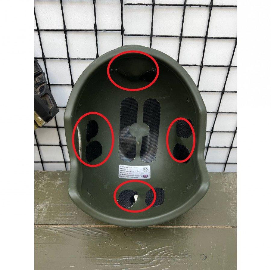 Баллистический шлем Fast oliva  ВТ7763 Одесса - изображение 7