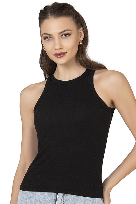 Женская майка-борцовка хлопок в рубчик - Ozkan 27464 Киев - изображение 1