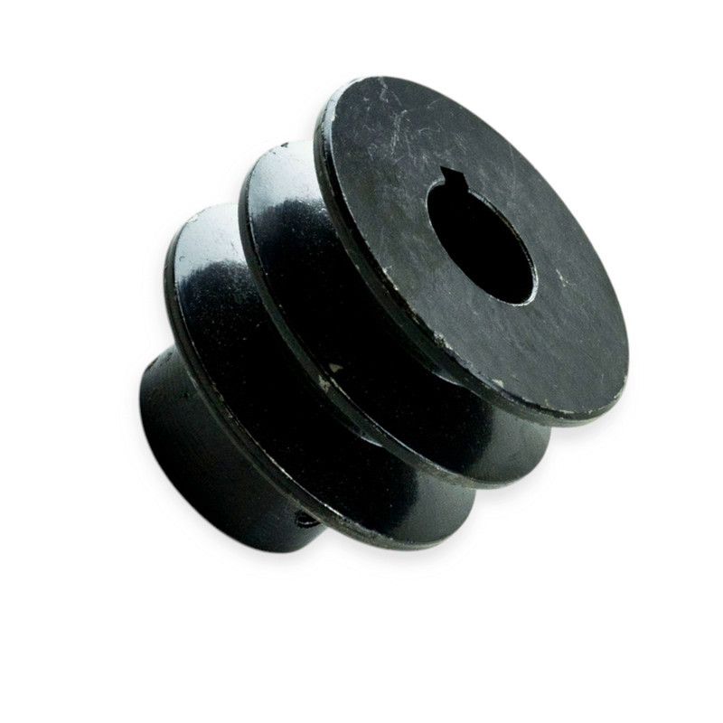 Шкив ведущий 2 ручья (посадочн. Ø19mm) на мотоблок 168F ремня Мукачево - изображение 1