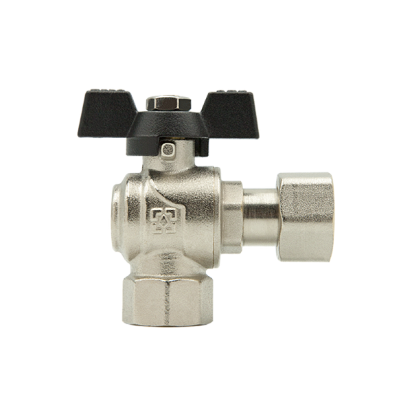 Угловой кран с накидной гайкой 1/2''внутр/внутр. Харьков - изображение 1