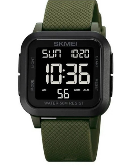 Часы наручные SKMEI 1894AGBK, ARMY GREEN/BLACK Днепр - изображение 1