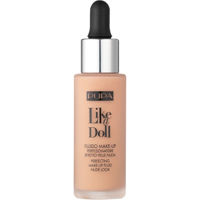 Тональная основа Pupa Like a Doll Perfecting Make-up Fluid Nude Look 020 - Light Beige (8011607222407) Винница - изображение 1