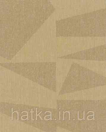 Обои виниловые на флизелине Marburg 31818 New modern геометрические фигуры абстракция  желтые коричневые Киев