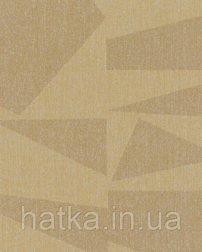 Шпалери вінілові на флізелін Marburg 31818 New modern геометричні фігури абстракція жовті коричневі Київ - фото 1