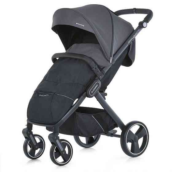 Коляска дитяча EL CAMINO DYNAMIC PRO Charcoal прогулянкова з чохлом дощовиком Сіра (ME 1053-3) Чернігів