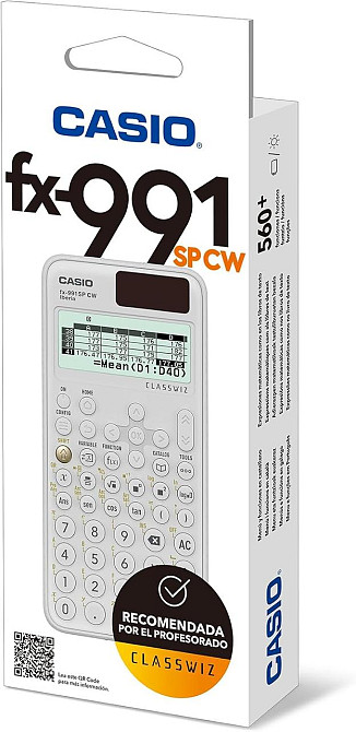 Калькулятор Casio FX-991SP CW Білий науковий 560+ функцій 5 мов сонячне живлення портативний для навчання та фінансових Київ - фото 2