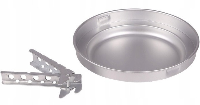 Туристичний Набір Посуд 1.4 л і 0.95 літрів з пальником Mil-Tec від Sturm (14660000) Анодований алюміній Нововолинськ - фото 5