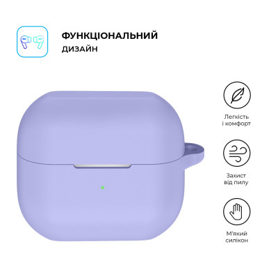 Чехол для наушников Armorstandart Hang Case для Samsung Galaxy Buds 3/3 Pro Violet (ARM79985) Винница - изображение 2