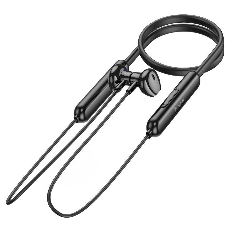 Бездротові спортивні навушники HOCO ES67 Perception neckband BT earphones Black Одеса - фото 3