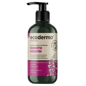 Шампунь для пошкодженого волосся з рослинним кератином Smooth Кeratin Ecoderma, 500 мл Дніпро - фото 1