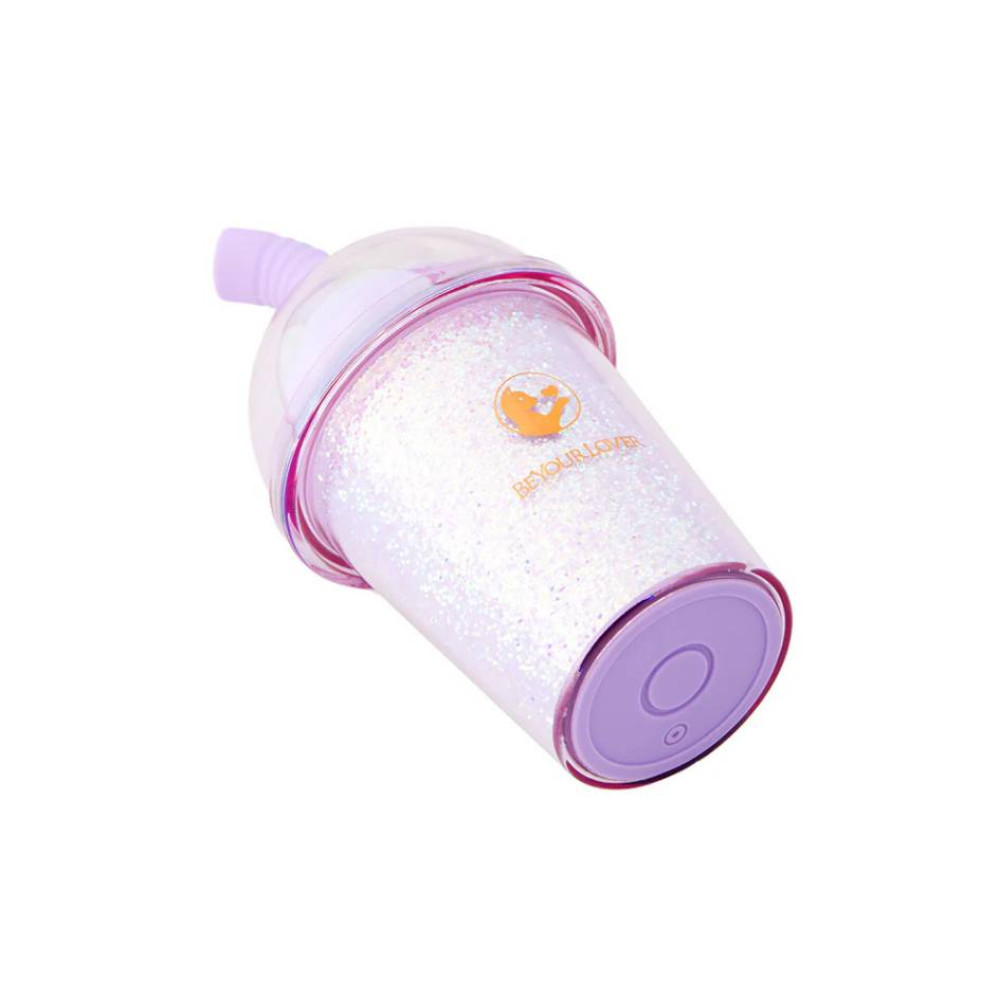 Вакуумний стимулятор у формі стаканчика з трубочкою BeYourLover Joy Cup сяючий бузковий, 9.1 см х 4.6 см Sex Aura Київ - фото 6