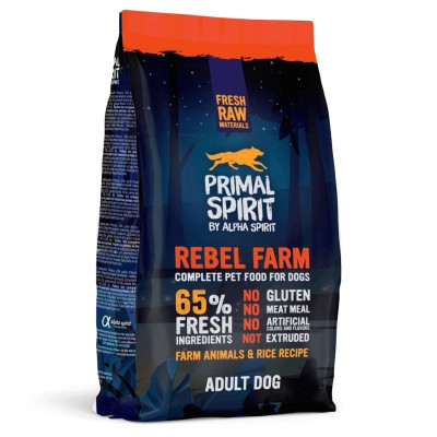 Сухой корм для собак Alpha Spirit Primal Rebel Fram 1 кг (8436586310882) Винница - изображение 1