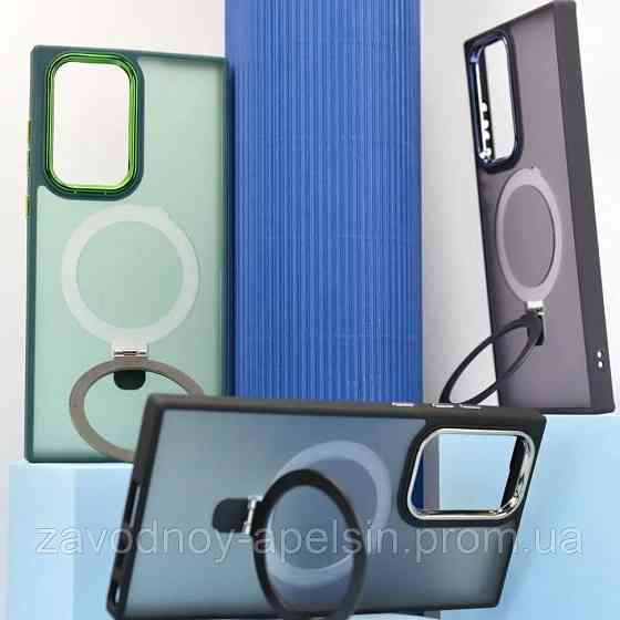 Samsung S23 FE S711 Матовый чехол Откидной магсейф (TPU+PC) Одесса