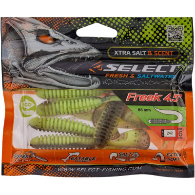 Силикон рыболовный Select Freek 4.5" 242 (5 шт/уп) (1870.72.40) Винница - изображение 2