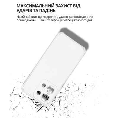 Чехол для мобильного телефона BeCover Anti-Shock Poco C85 4G Clear (714700) Винница